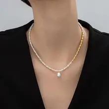 Nina Pearl Clavicle Chain for Girls High Grade Light — feature 31