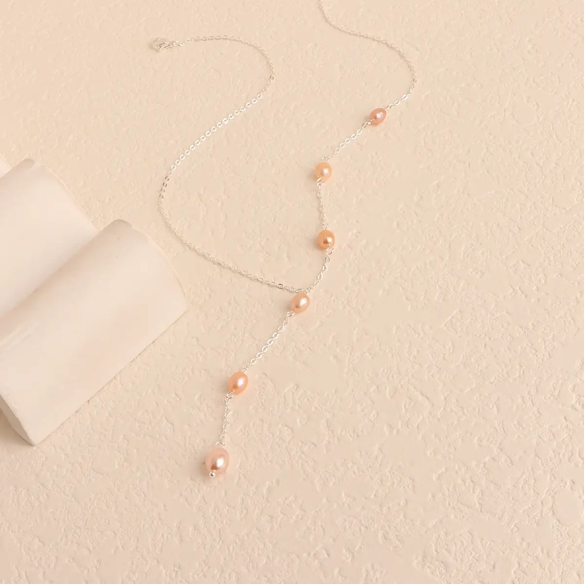 Nina Pearl Clavicle Chain for Girls High Grade Light