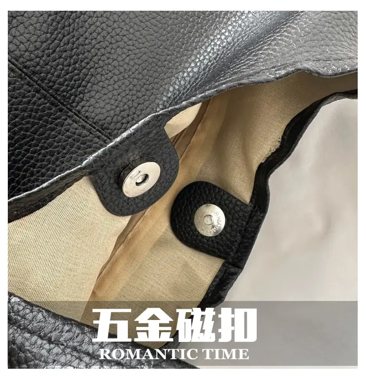 Black Retro Tote Bag for Women 2023 — feature 4
