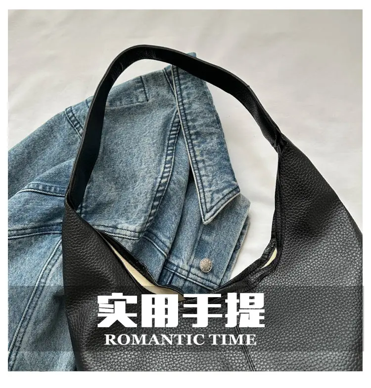 Black Retro Tote Bag for Women 2023 — feature 6