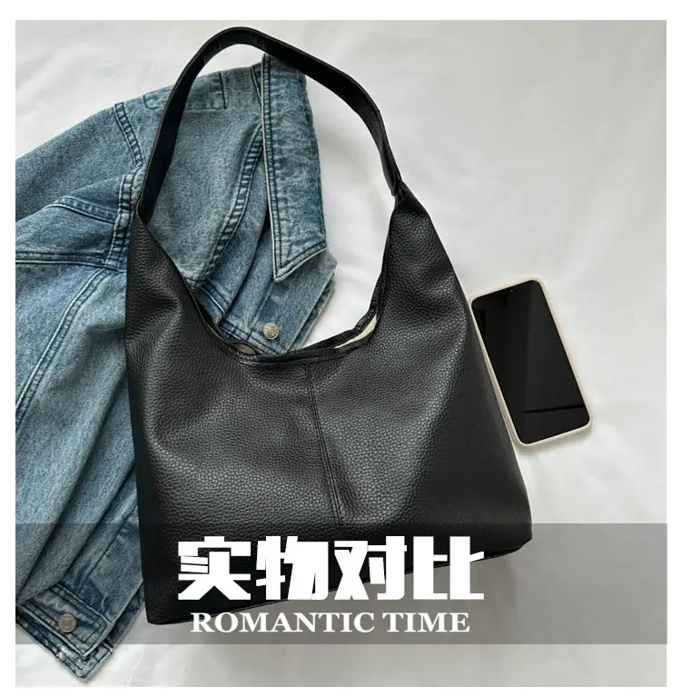 Black Retro Tote Bag for Women 2023 — feature 8