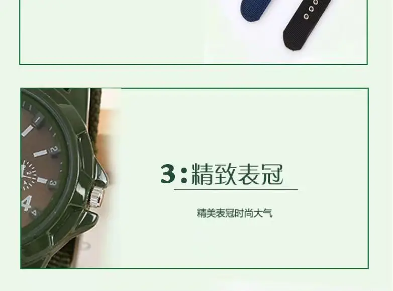 New Woven Strap Military Watch Gemius Swiss Fashionable Swiss Land, Sea, and Air Army Watch Sports Watch Wholesale — feature 4