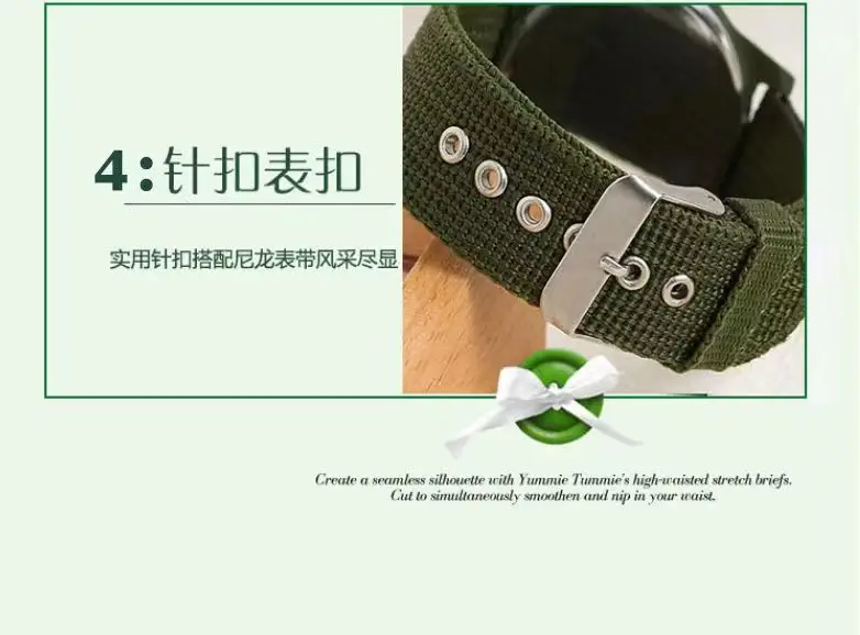 New Woven Strap Military Watch Gemius Swiss Fashionable Swiss Land, Sea, and Air Army Watch Sports Watch Wholesale — feature 5