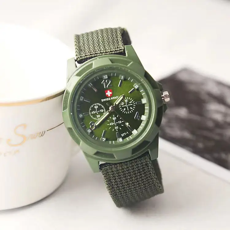 New Woven Strap Military Watch Gemius Swiss Fashionable Swiss Land, Sea, and Air Army Watch Sports Watch Wholesale