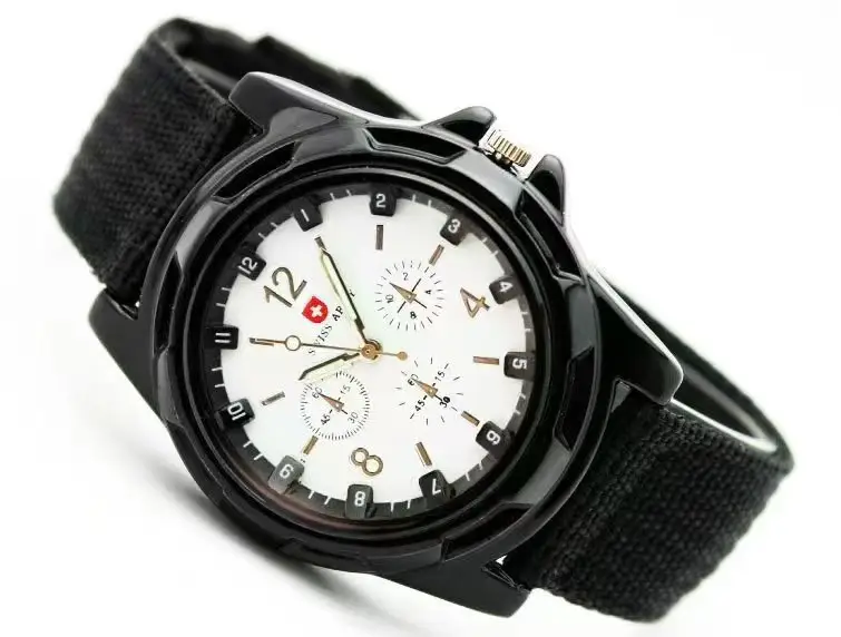 New Woven Strap Military Watch Gemius Swiss Fashionable Swiss Land, Sea, and Air Army Watch Sports Watch Wholesale