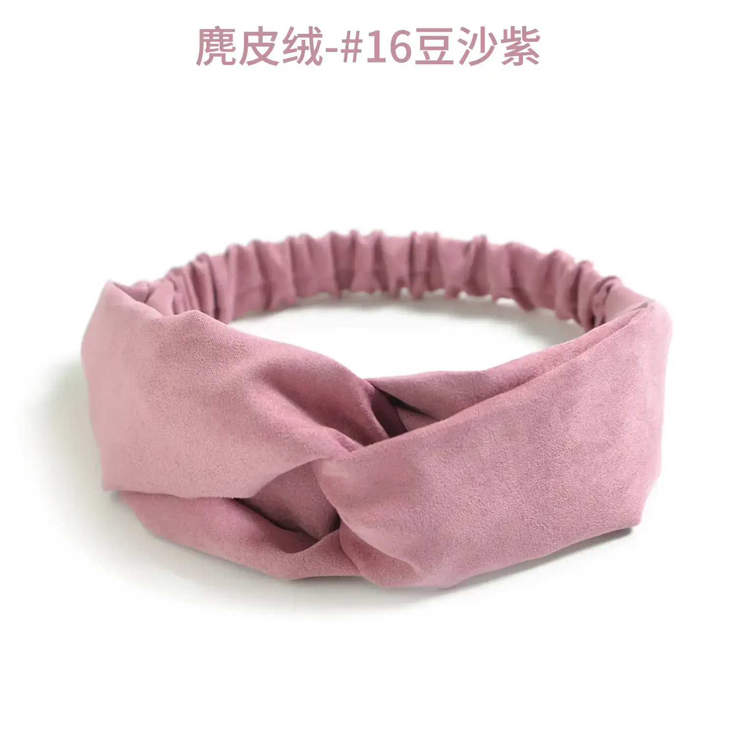 White Knitted Cotton Elastic Hair Band for Women - Image 13