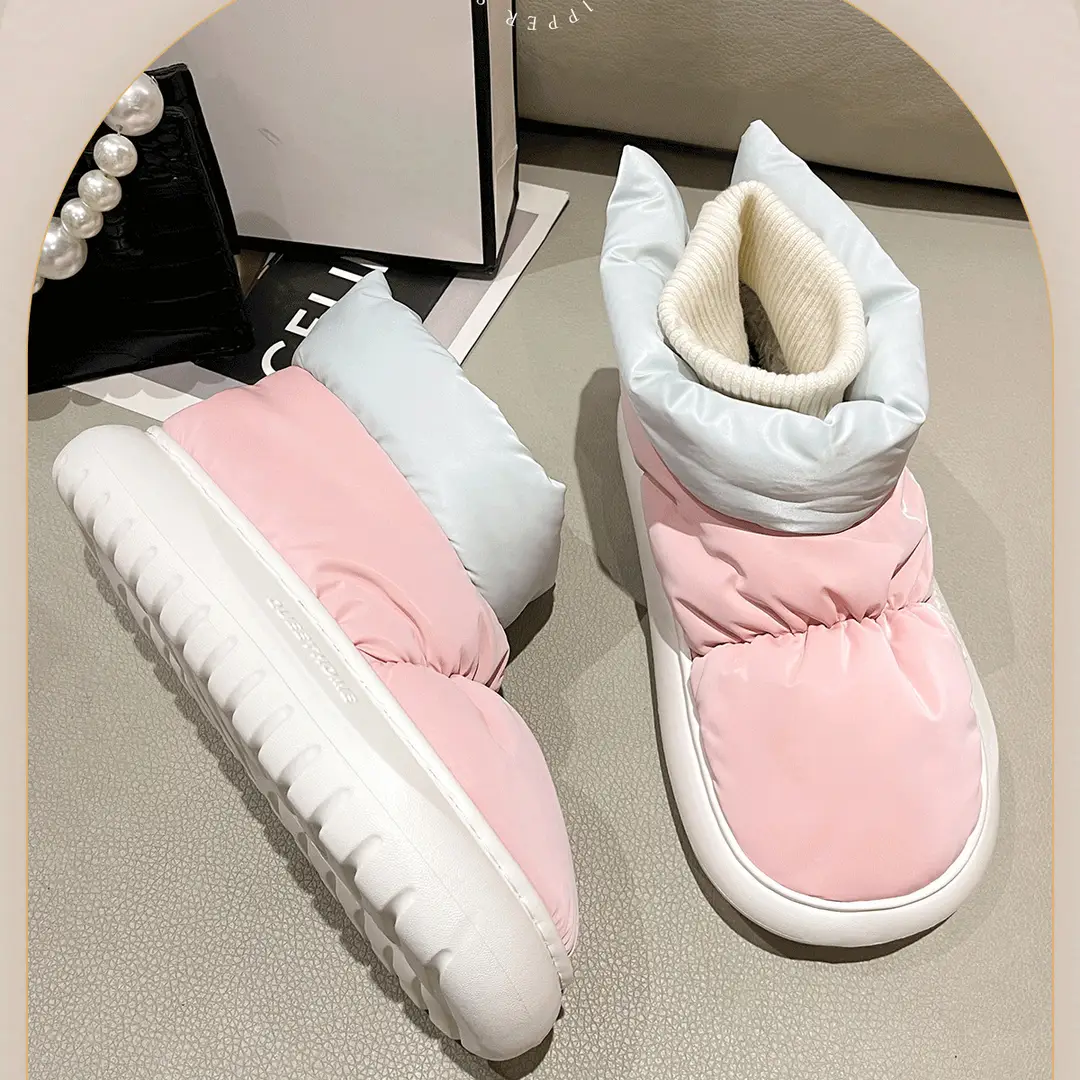 Waterproof Snow Boots for Women, Autumn and Winter, Fleece-Lined and Thickened, Outdoor Wear, 2026 New Model, Thick-Soled, Non-Slip, Northeast-Style Large Cotton Shoes for Women — feature 13