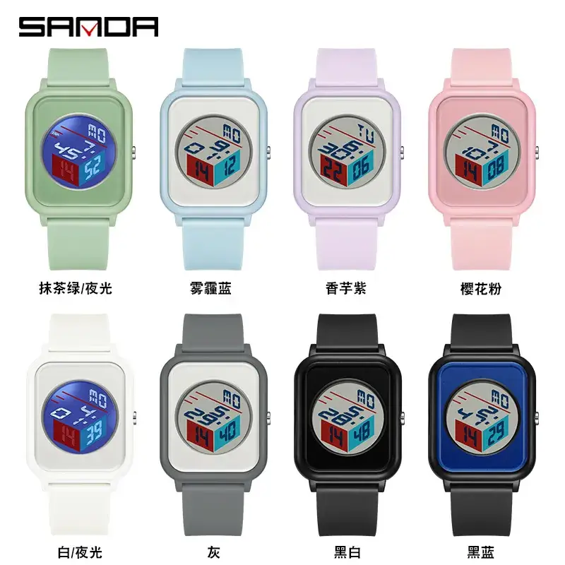 Sanda Multi-Function Luminous Sports Watch for Men Women - Image 12