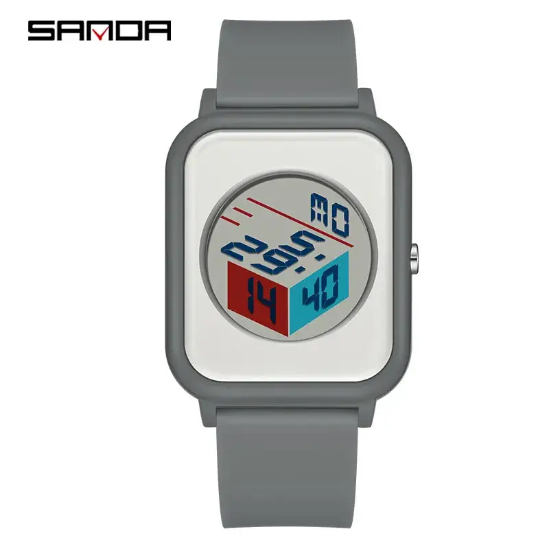 Sanda Multi-Function Luminous Sports Watch for Men Women - Image 2