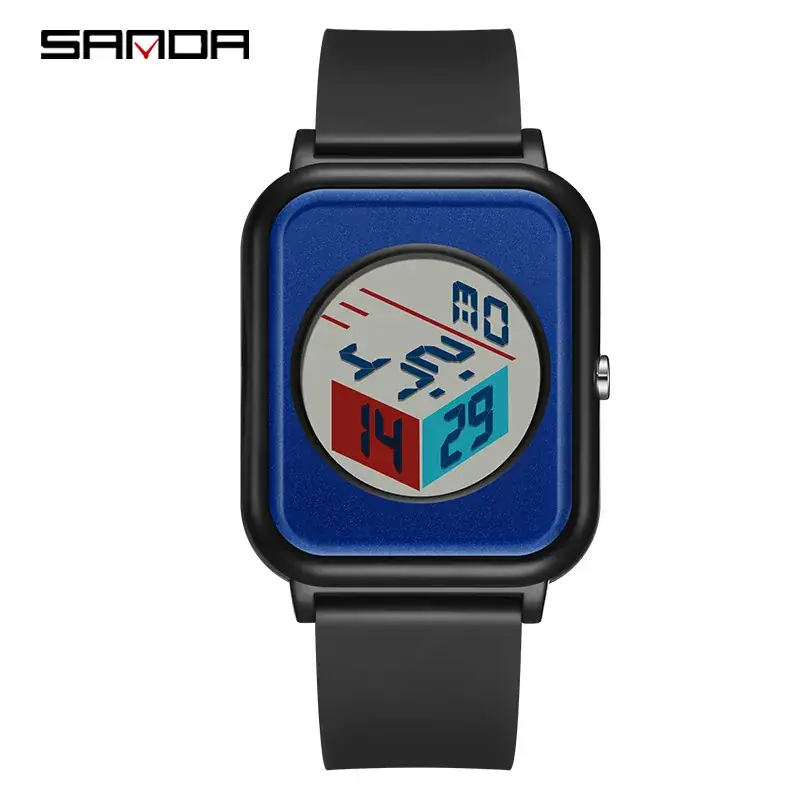 Sanda Multi-Function Luminous Sports Watch for Men Women - Image 4