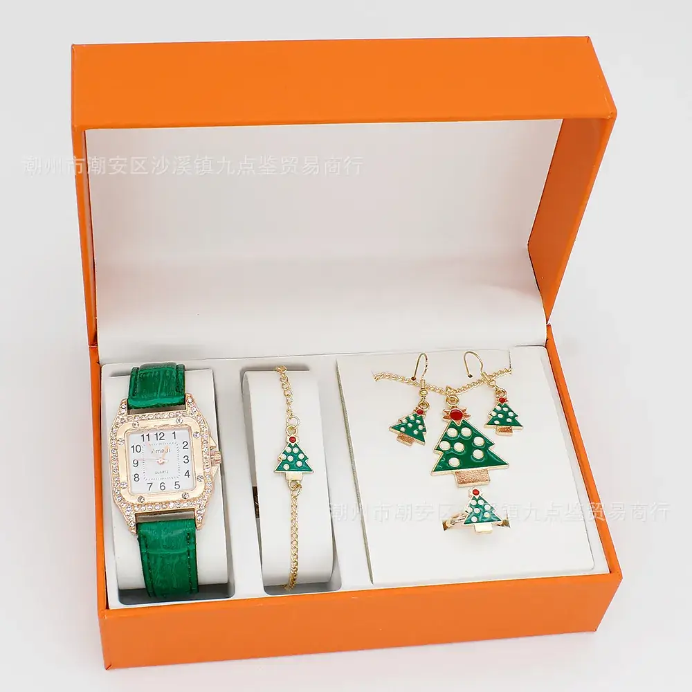 Christmas Gift Set for Women's Watch & Earrings