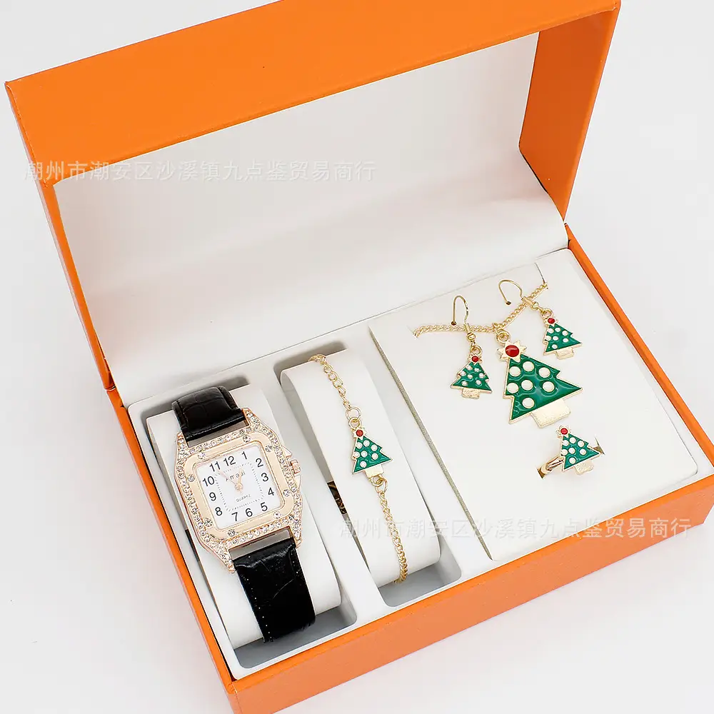 Christmas Gift Set for Women's Watch & Earrings — feature 17