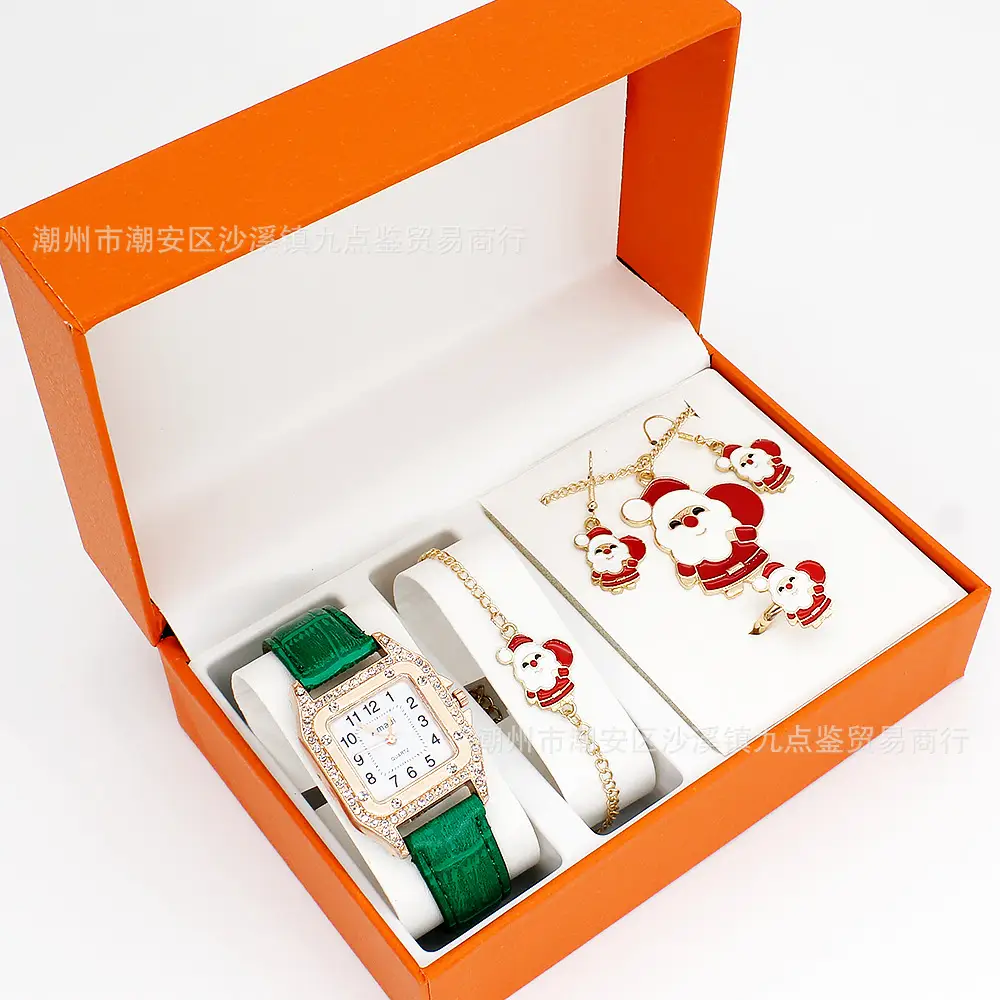 Christmas Gift Set for Women's Watch & Earrings — feature 3