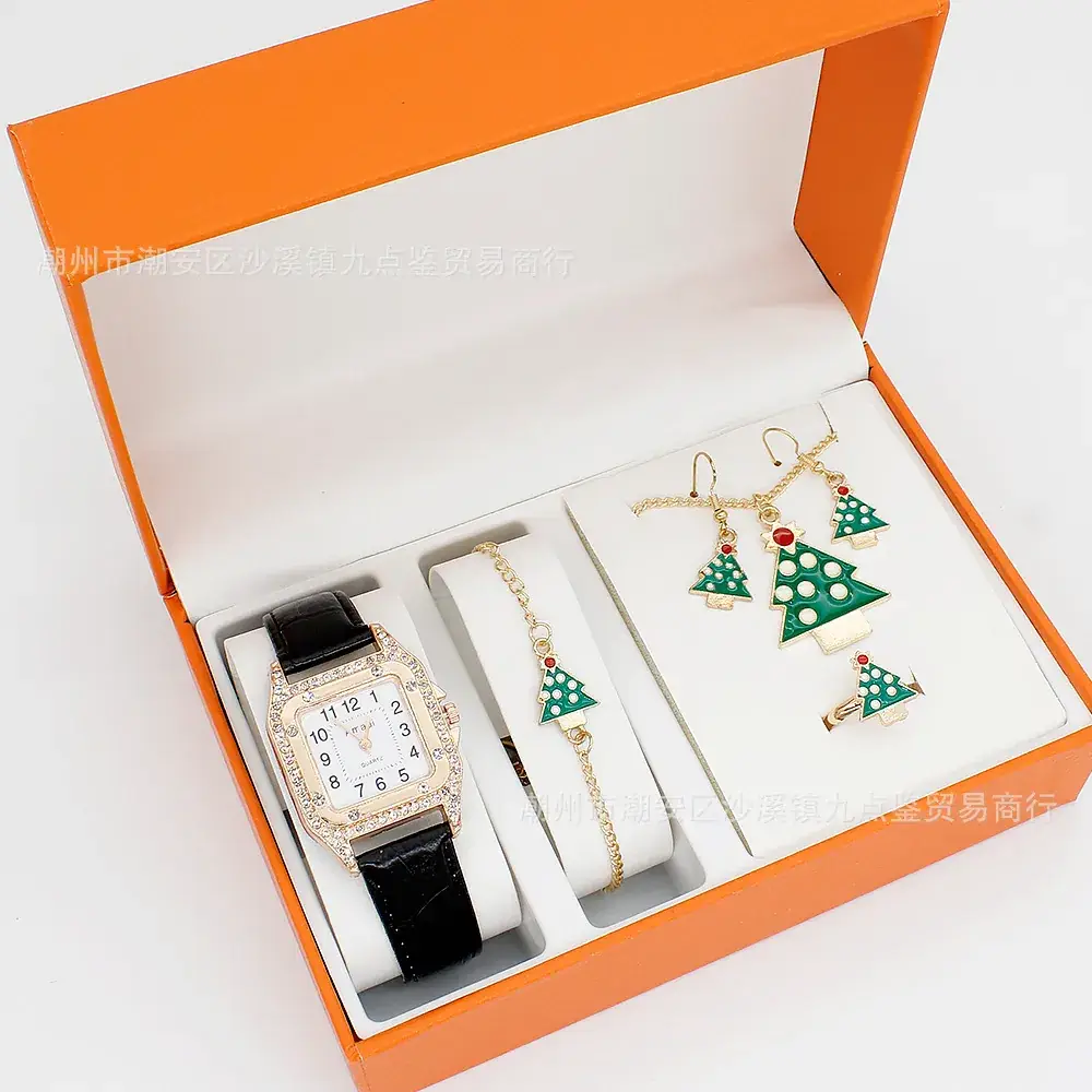 Christmas Gift Set for Women's Watch & Earrings