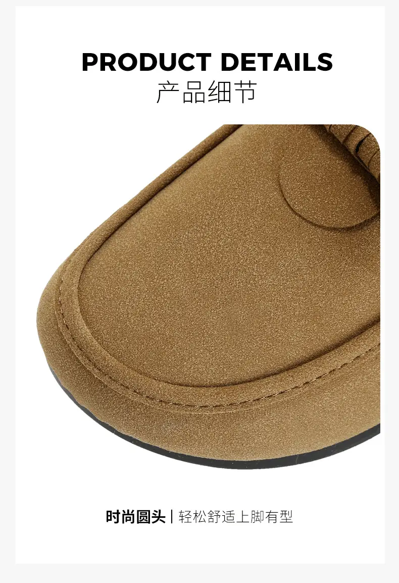 Women's Cotton Shoes 2025 Autumn and Winter Loafers with Plush Lining, Warm Casual Shoes, Flat Slip-On Shoes, Trendy Women's Footwear — feature 10