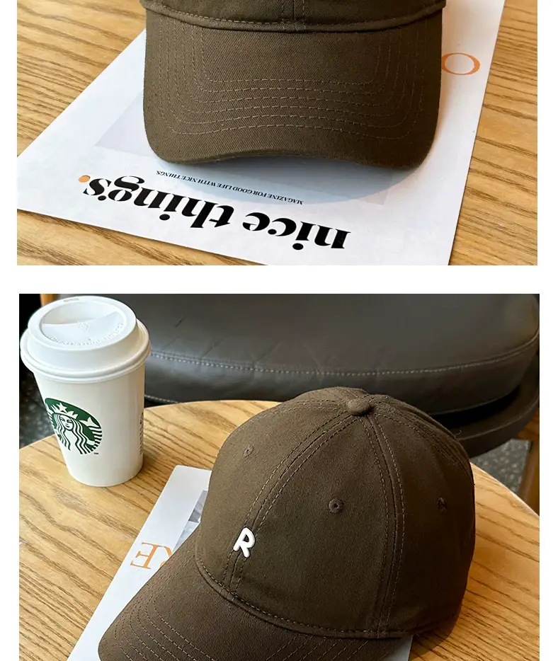 Men Women Baseball Caps Korean Style Black Grey — feature 12