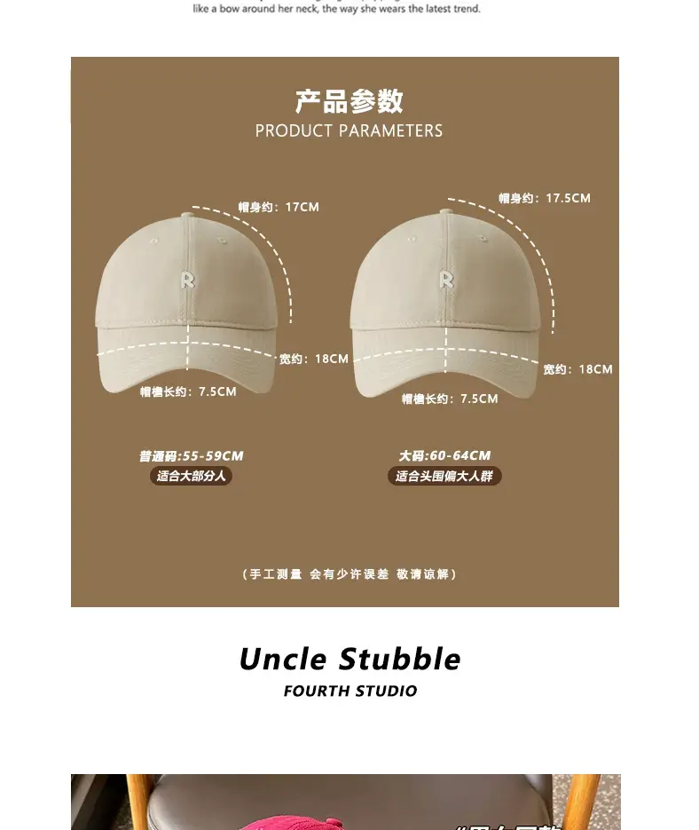 Men Women Baseball Caps Korean Style Black Grey — feature 2