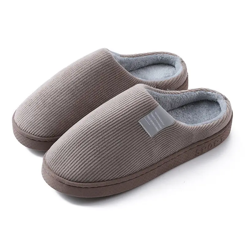 Women's Navy Cotton Indoor Slippers Warm Winter - Image 12