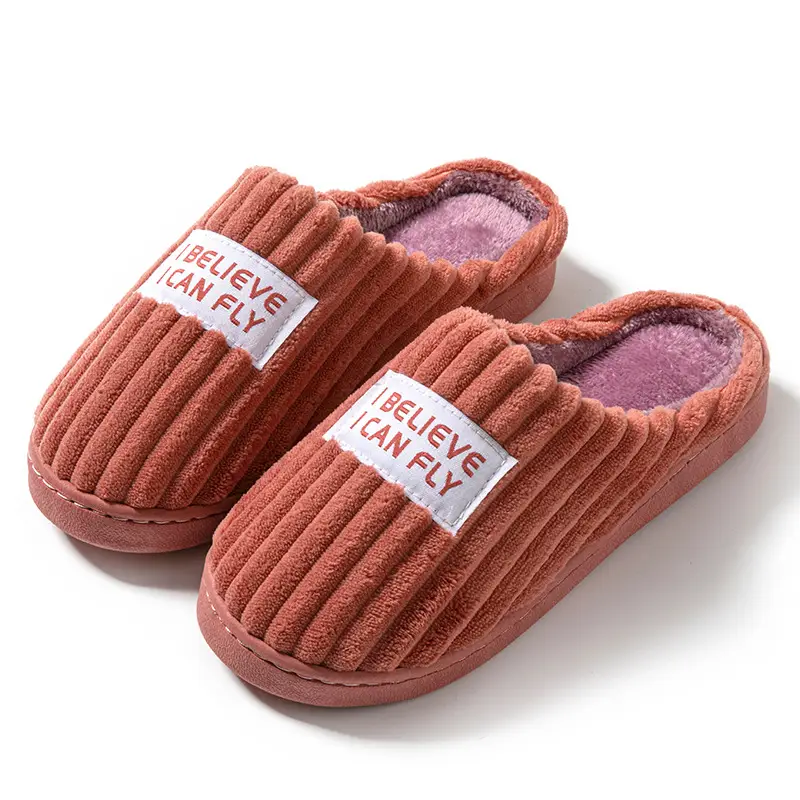 Women's Navy Cotton Indoor Slippers Warm Winter - Image 13