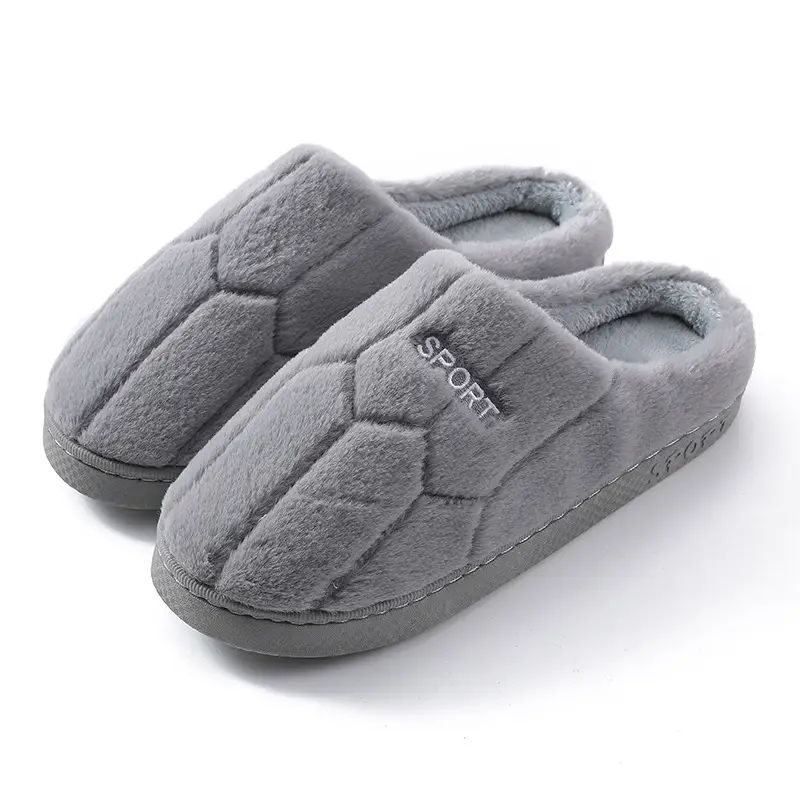 Women's Navy Cotton Indoor Slippers Warm Winter - Image 4