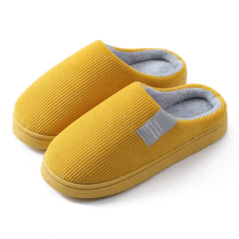 Women's Navy Cotton Indoor Slippers Warm Winter - Image 6