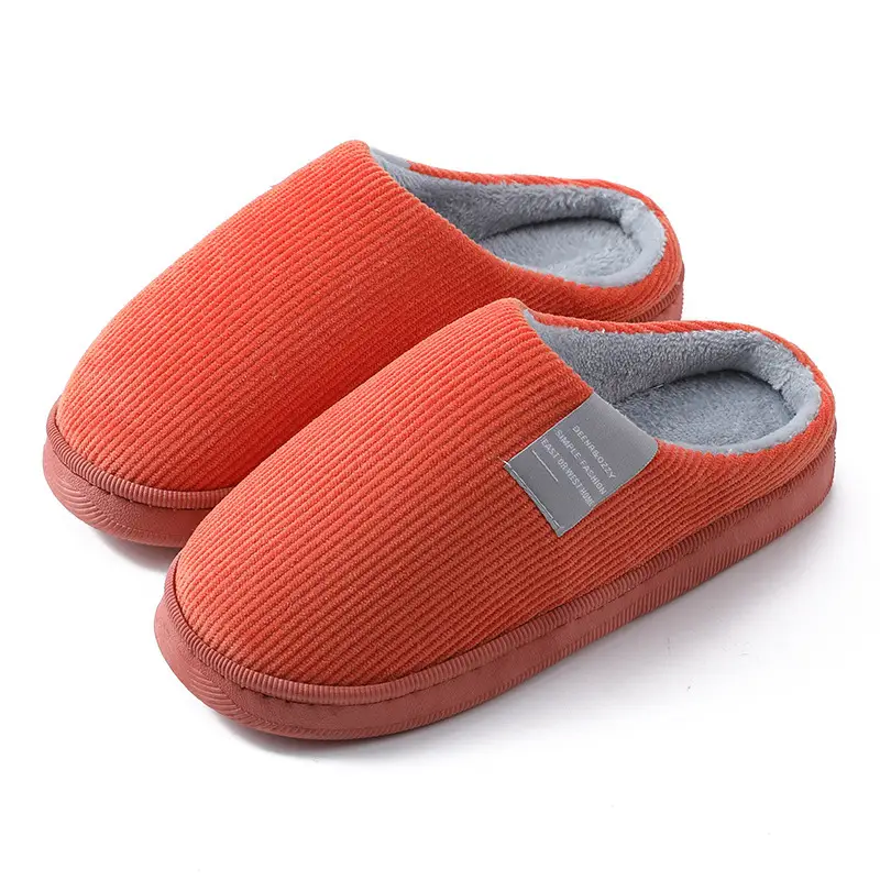 Women's Navy Cotton Indoor Slippers Warm Winter - Image 8