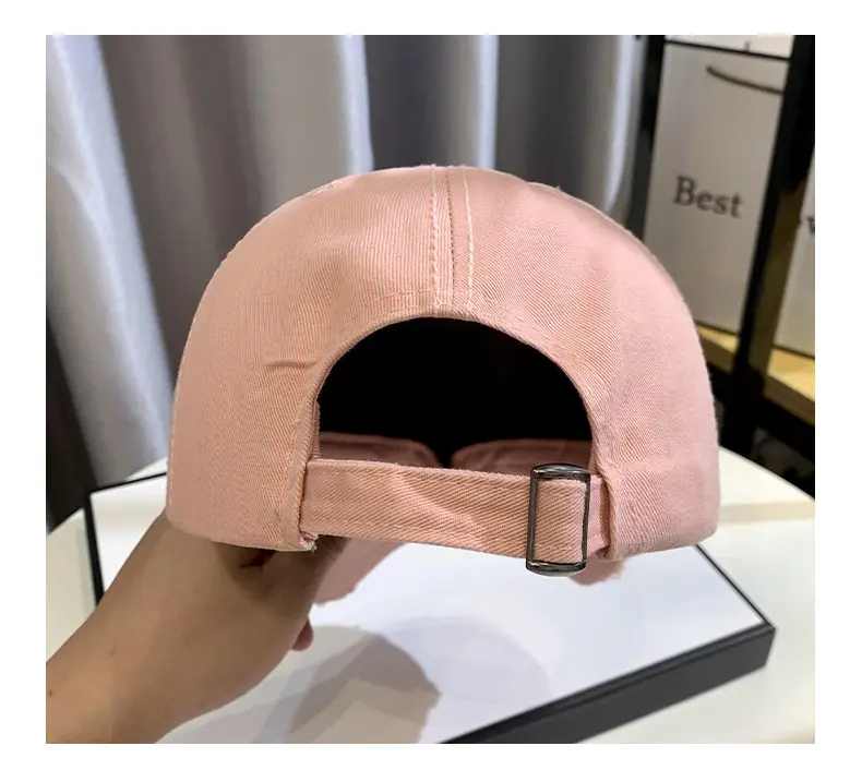 Men Women Brown Ripped Baseball Cap Summer Wear — feature 5