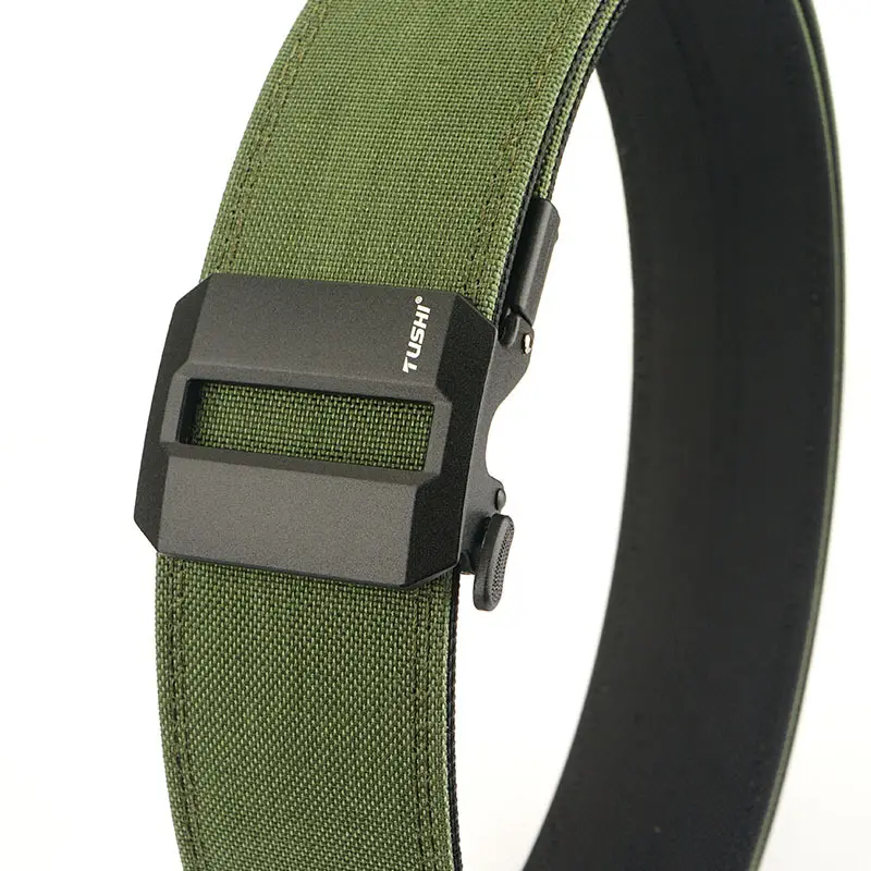 Men's 5CM Windproof Nylon Belt Black - Image 7