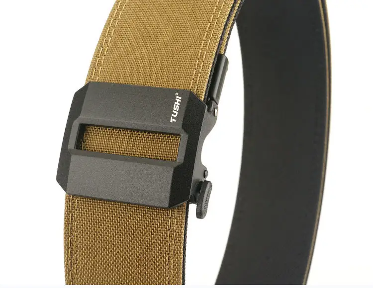 Men's 5CM Windproof Nylon Belt Black — feature 18