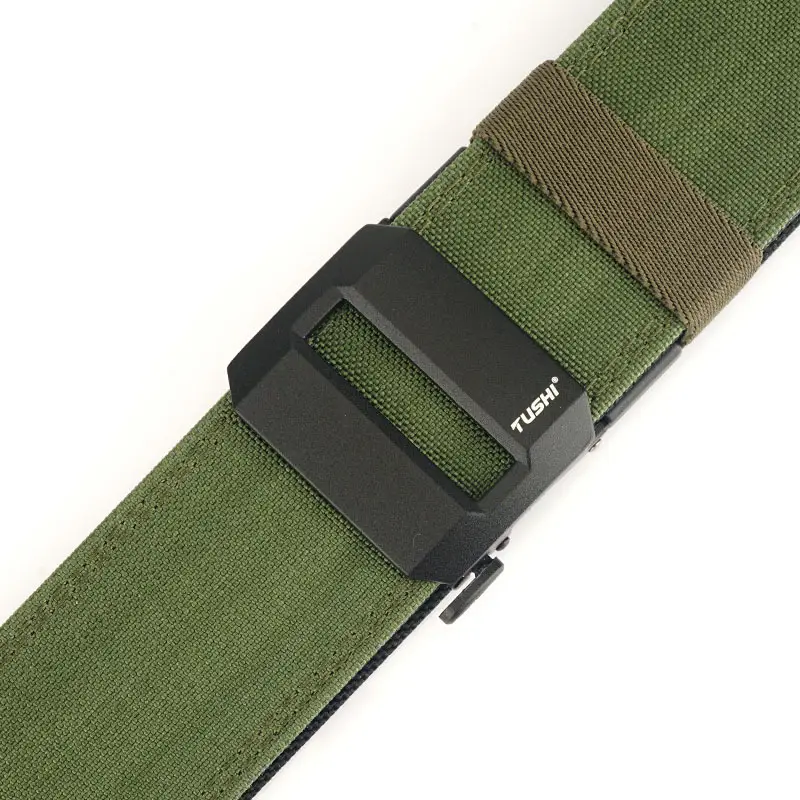 Men's 5CM Windproof Nylon Belt Black - Image 2