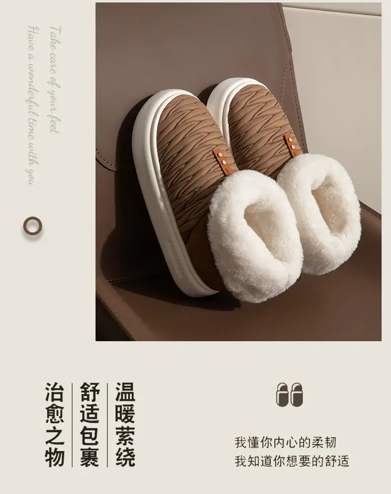 Women's Furry Fleece Snow Boots White High-Top Winter — feature 11
