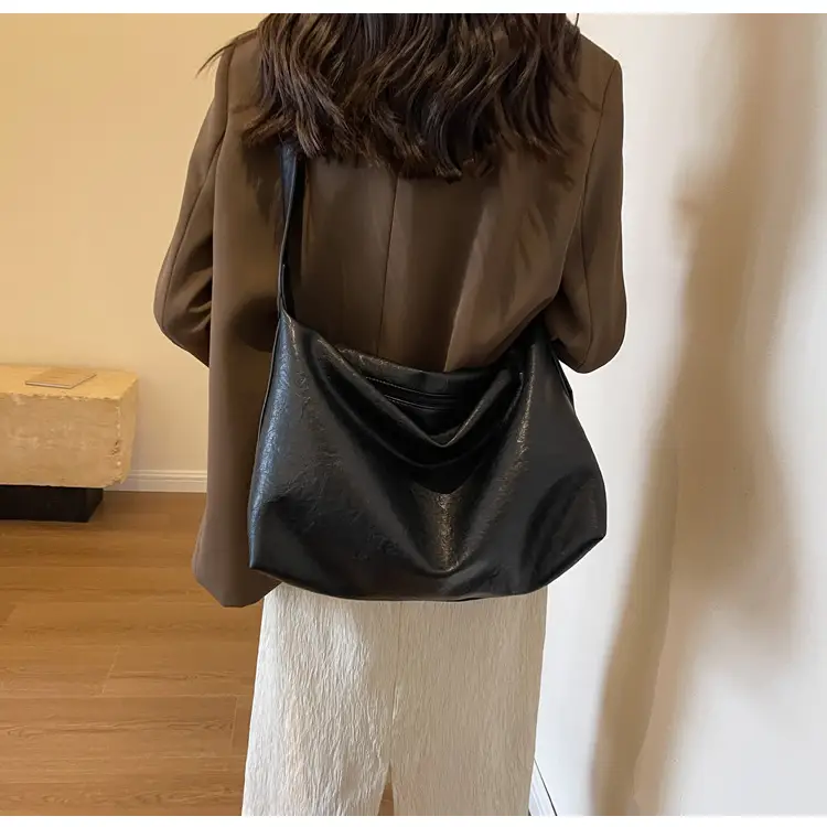 Brown Textured Shoulder Crossbody Bag for Women — feature 20