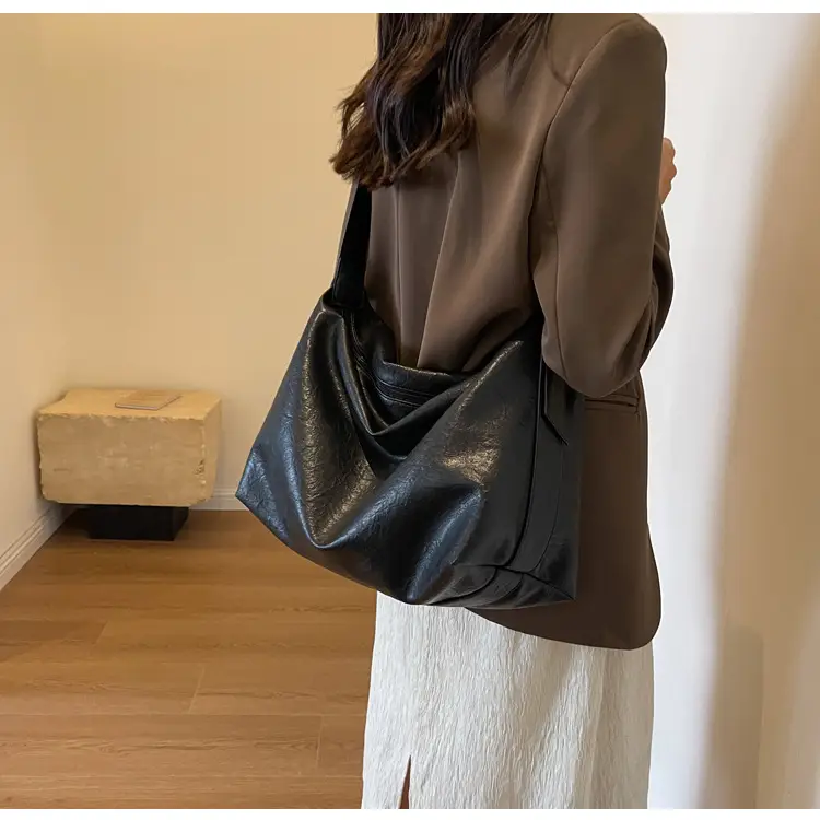 Brown Textured Shoulder Crossbody Bag for Women — feature 22