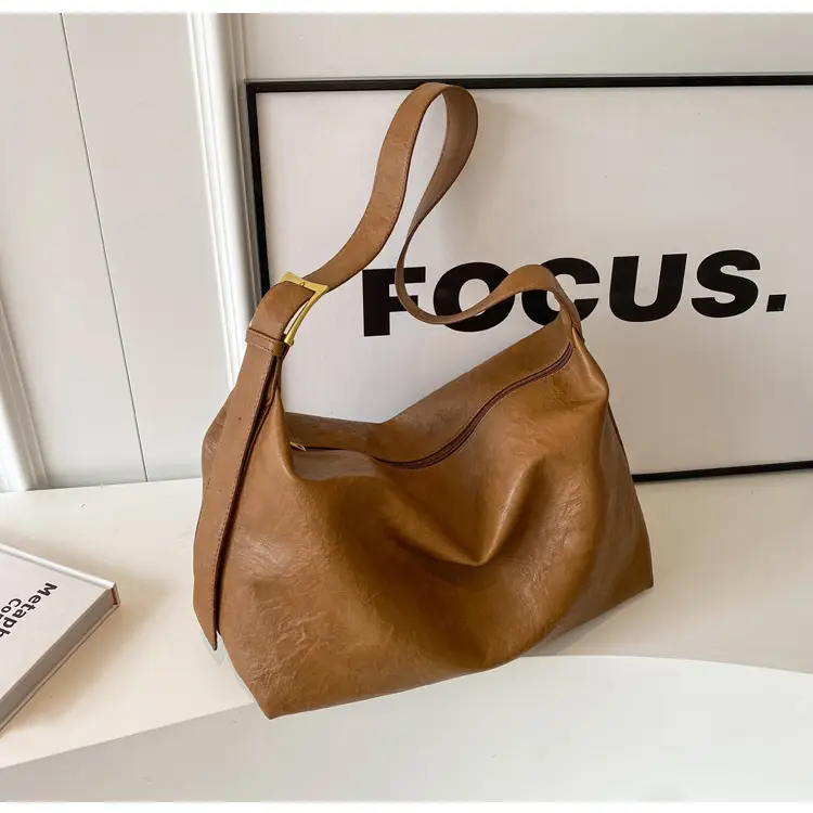 Brown Textured Shoulder Crossbody Bag for Women — feature 36