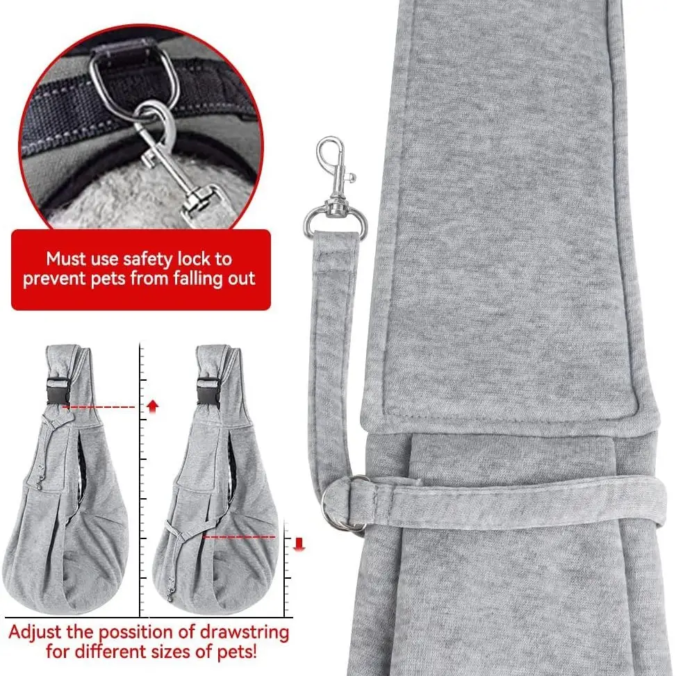 Folding Dog Backpack Crossbody Bag for Pet Outings - Image 3