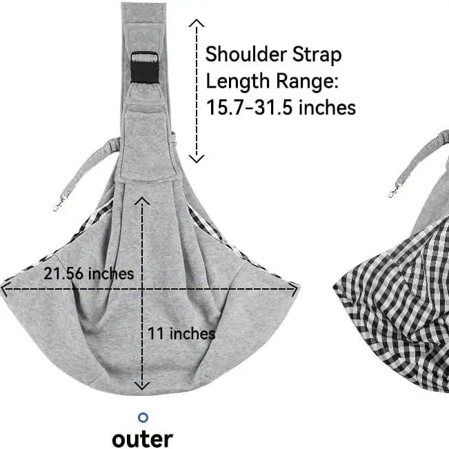 Folding Dog Backpack Crossbody Bag for Pet Outings - Image 4