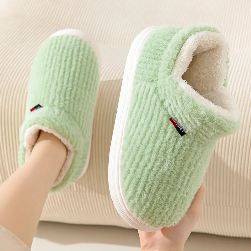 2023 Winter Plush Slippers Women's Non-Slip Winter Home - Image 8
