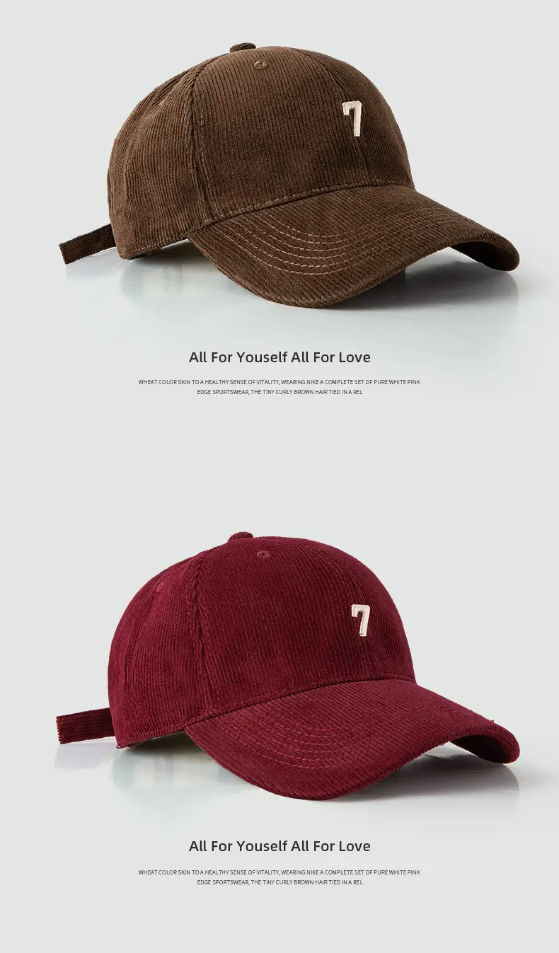 Men's Korean Style Beige 7-Hem Cap 60-65cm — feature 8