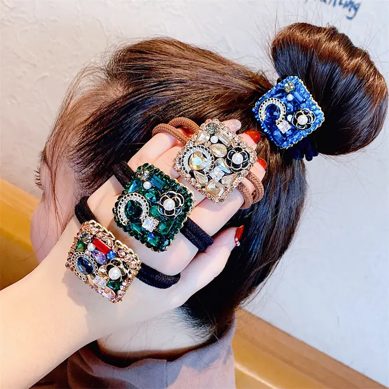 South Korea New Women's Pearl Ribbon Hairpin Bow Duckbill Clip Rose Flower Side Clip Sweet Bangs Clip — feature 5