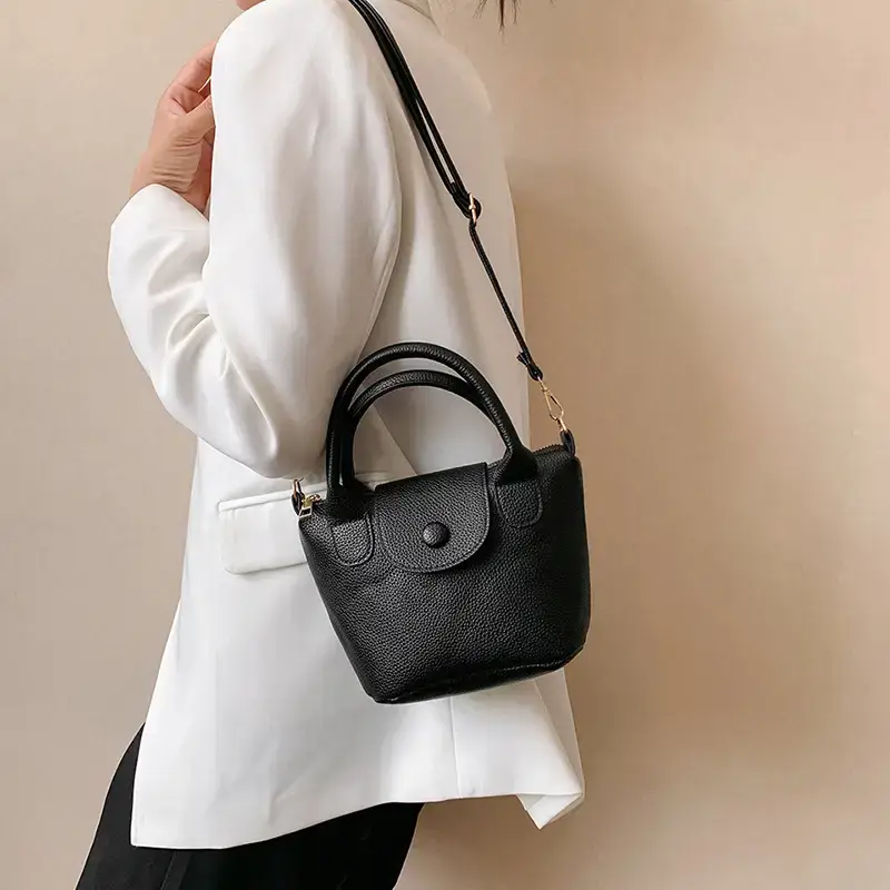 Women's Black Casual Mini Messenger Bag 2023 - Image 7