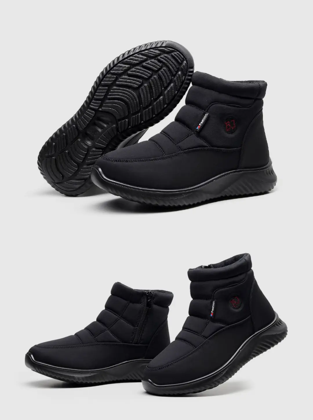 2025 New Winter High-Top Waterproof Cotton Shoes for Women Fleece-Lined Non-Slip Soft Sole Wear-Resistant Cotton Boots Thick-Soled Snow Boots — feature 16