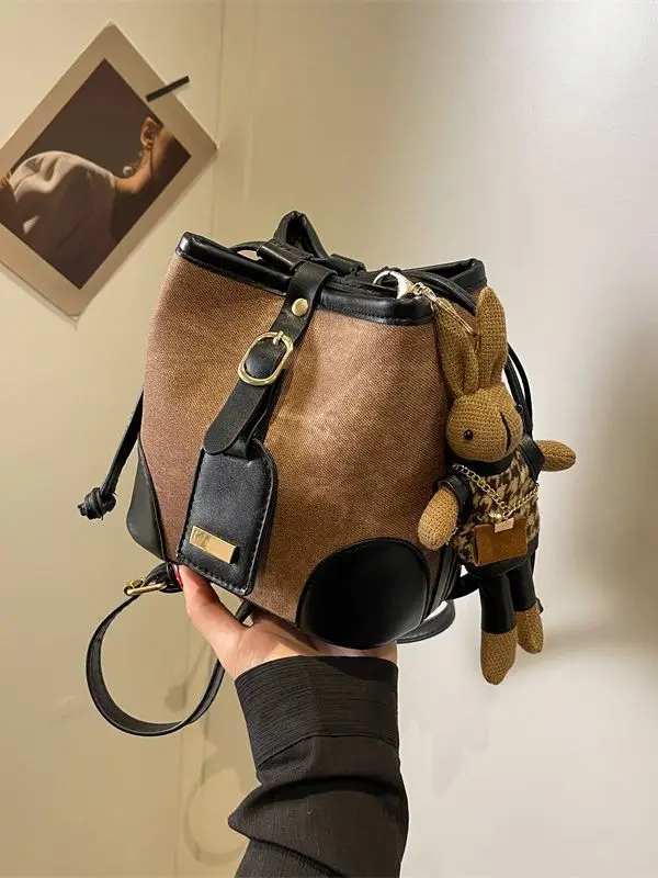 Korean Style Textured Shoulder Bag for Girls 2023 - Image 7