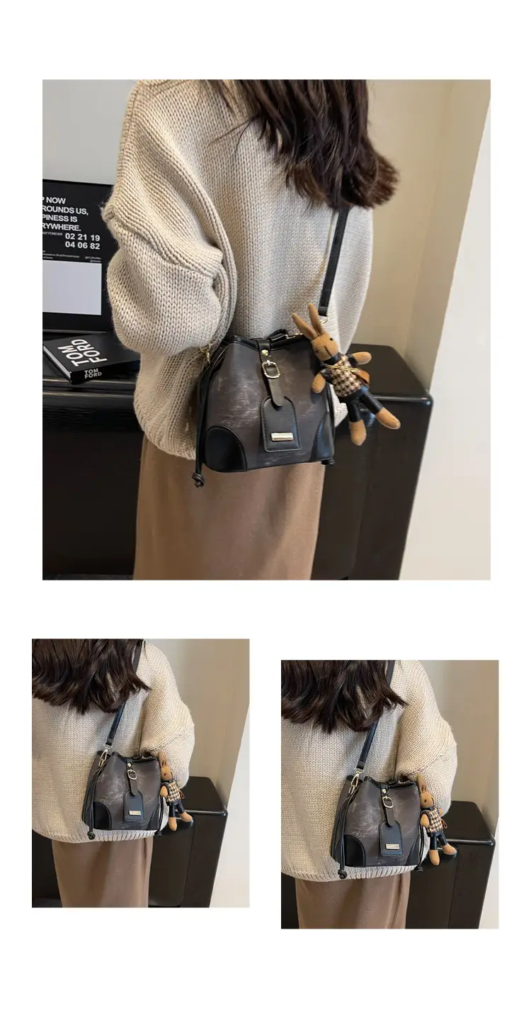 Korean Style Textured Shoulder Bag for Girls 2023 — feature 13