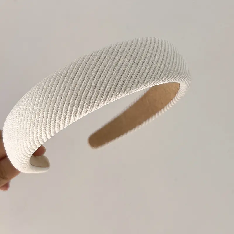 French Twill Knitted Sponge Headband Set of 5 - Image 3