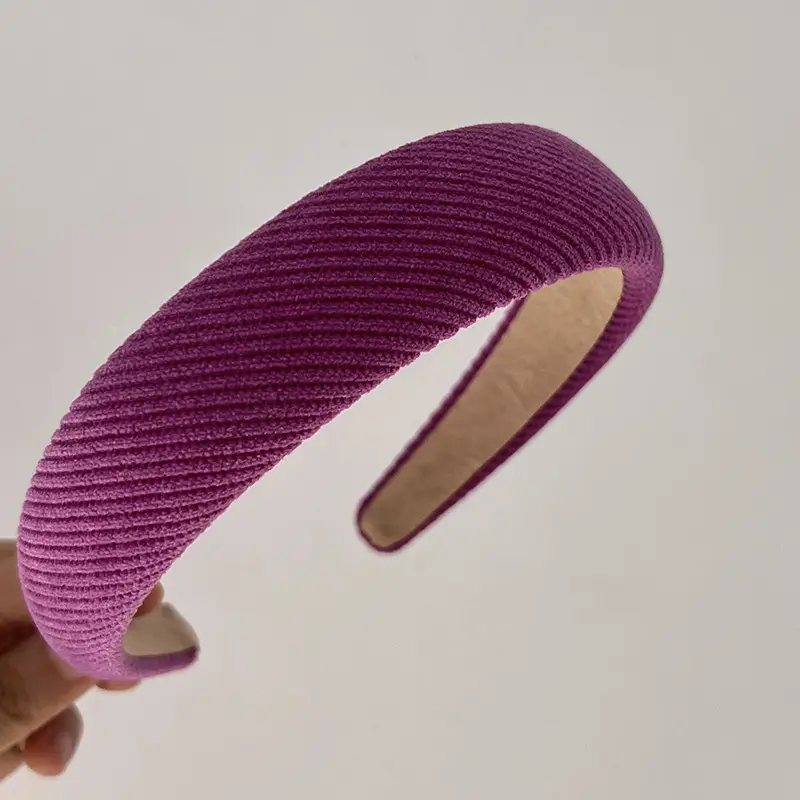 French Twill Knitted Sponge Headband Set of 5 - Image 4