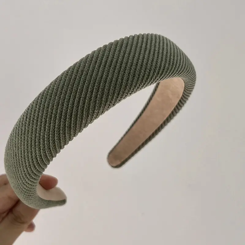 French Twill Knitted Sponge Headband Set of 5 - Image 7