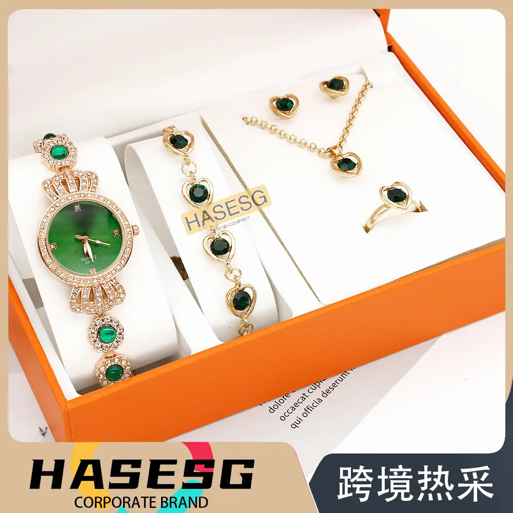 Gold Plated Women's Watch & Accessories Set — feature 15