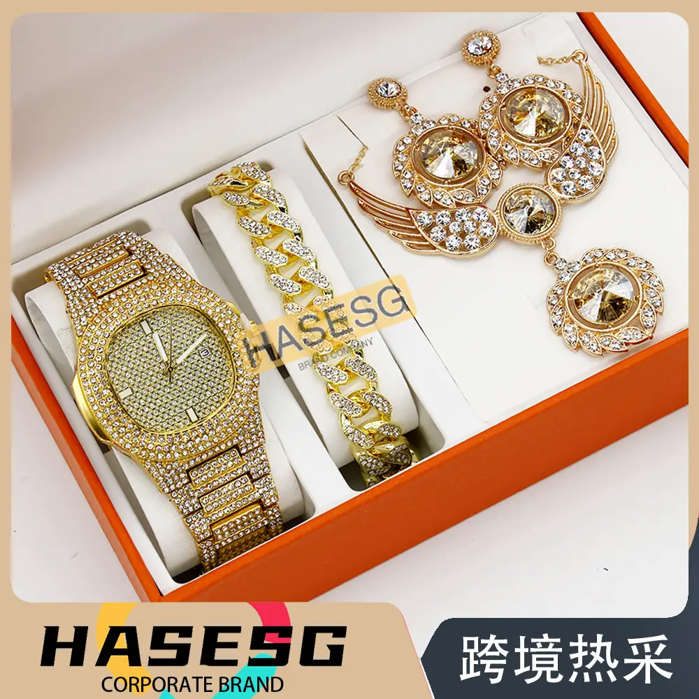 Gold Plated Women's Watch & Accessories Set — feature 19