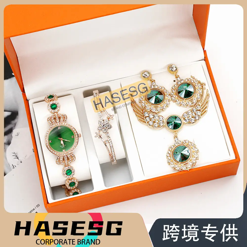 Gold Plated Women's Watch & Accessories Set — feature 27