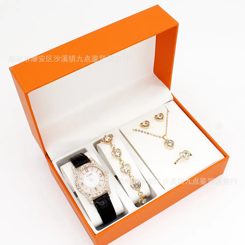 Gold Plated Women's Watch & Accessories Set — feature 33